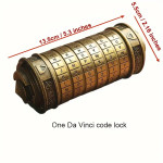 Skrivna škatlica s črkovno kodo (Da Vinci puzzle, lock box) | Darilo