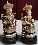 skulpture kitajskega cesarja in cesarice