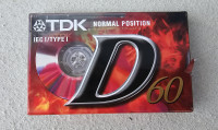 Stara kaseta audio TDK D-60EB