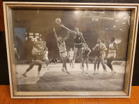 stara slika košarka dimenzij 34x26 cm s tekme JUG : ZDA   leta 1970