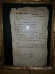 Stari dokument iz leta 1832