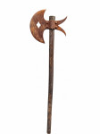 Starinska dekorativna helebarda / srednjeveška bojna sekira, 111 cm