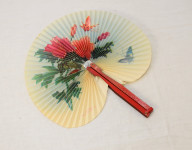 Starinska kitajska pahljača velikost cirka 30 centimetrov