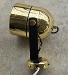 Starinska stenska svetilka   zlata  Cevni reflektor  80. leta SIJAJ HR