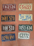 starinske avto tablice USA