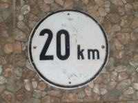 Tablica 20 km