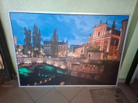 Velika slika Ljubljane 140x100cm.