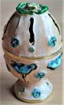 Velikonočno jajce v slogu Fabergé - srečna žaba