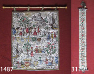 Vintage stenska tapiserija