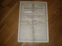 Zavarovalna polica iz leta 1935  /7/