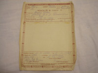 Zavarovalna polica iz leta 1948  /7/