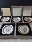 Zbirka srebrnih krožnikov Bernarda Buffeta, Franklin Mint 1973-1977