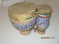 bobni iz keramike in kože