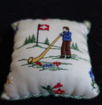 Dekorativna blazinica 9 x 9 x 3 cm, Alba Švica