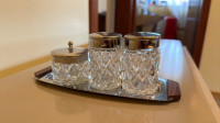 Dekorativni set za sol in poper iz kristala