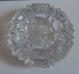 Kristalen pepelnik Rogaška premer 8,5 cm