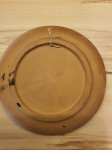 KROŽNIK KERAMIČNI DEKORATIVNI SLIKA CIPER