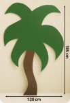 Lesena dekorativna palma – 185 cm x 120 cm
