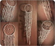 Lovilec sanj (dreamcatcher) s školjkami