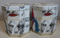 Osemkotna kovinska škatla Mozartkugeln, 2 kos