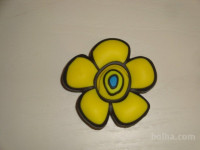 reklamni magnet, magnetek, motiv: cvetlica