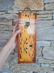 Škatla za vino, lesena, Klimt, 33x11cm