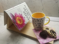 Leseno stojalo za knjigo, unikat, ročno delo, novo!