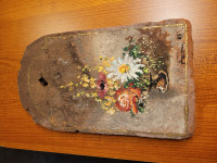 strešna kritina bobrovec ročno poslikana, dolžina 34 cm