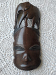 Suvenir - lesena stenska maska, vel. 16x37 cm