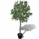 vidaXL Umetno Drevo Lovor v Loncu 120 cm