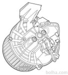 Ventilator kabine 2397NU2X - Fiat Scudo 07-16