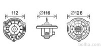 Ventilator kabine Hyundai Atos 97-02