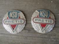 Veteran oldtimer NSU PRETIS -emblema za rezervoar