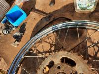 Zadnje kolo za Tomos Automatic 16 col, z pesto od T12