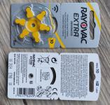 Baterije P10 PR70 1.45V Rayovac Extra in Power One za slušne aparate