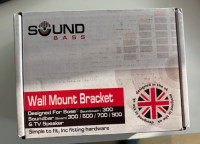 BOSE stenski nosilec za Soundbar 300/500/700/900, bel, nov