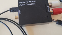 Digitalno analogni avdio adapter – optični pretvornik