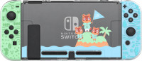 Nintendo Switch Animal Crossing transparentna zaščita + silikonska pre