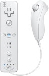 Nintendo Wii Remote Plus in Nunchuk bele barve (združljiv) - novo