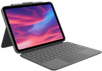 Logitech Combo Touch siv ovitek s tipkovnico za iPad 10-te generacije