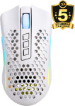 Redragon M808 Storm Pro brezžična gaming miška bele barve - novo