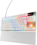 SteelSeries Apex Pro TKL Gen 3 brezžična igralna tipkovnica bele barve
