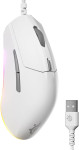 SteelSeries Rival 3 Gen 2 žična RGB igralna miška bele barve - novo