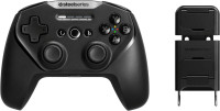 SteelSeries Stratus+ brezžični igralni plošček črne barve za PC in mob