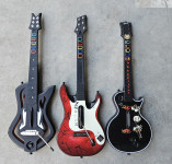 Guitar Hero 3x za Playstation ps prodam v kompletu