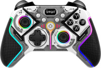 iPega brezžični Bluetooth igralni plošček z RGB osvetlitvijo sive barv