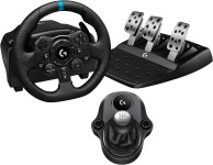 Logitech G923 dirkalni volan s pedali in menjalnikom Driving Force črn