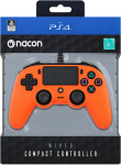 Nacon žični kontroler oranžne barve za PS4 - novo