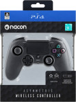 Obnovljen Nacon Asymmetric brezžični kontroler črne barve za PS4 & PC