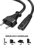 Sony PS4 napajalni kabel 2m - novo